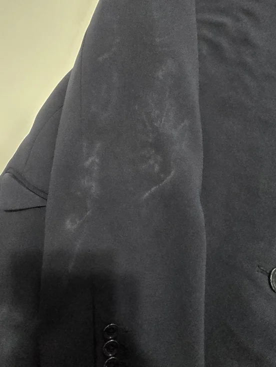 MICHAEL KORS Navy One Button Mensy Blazer Long Sleeve Front Button Size 16 - Picture 9 of 13